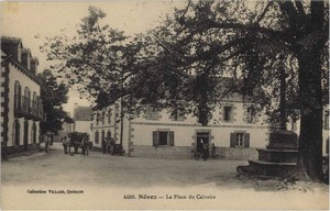 Place du calvaire - Bourg de Nevez