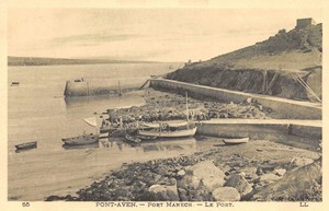 Port-Manec\'h Le port et fortin